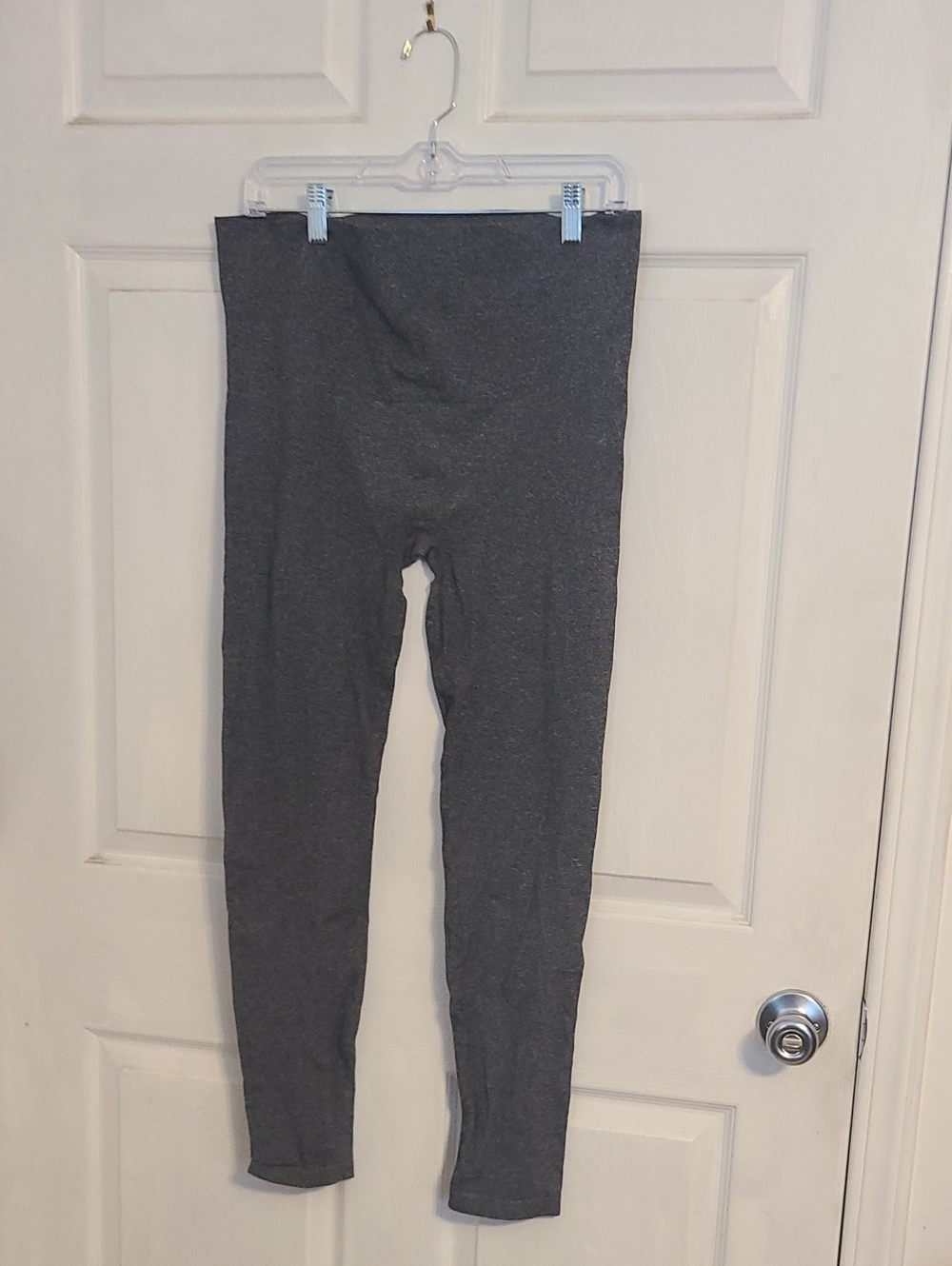SPANX High Waisted Shaping Leggings 1X Charcoal Gray
